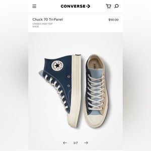 Chuck 70 Tri-Panel
UNISEX HIGH TOP SHOE